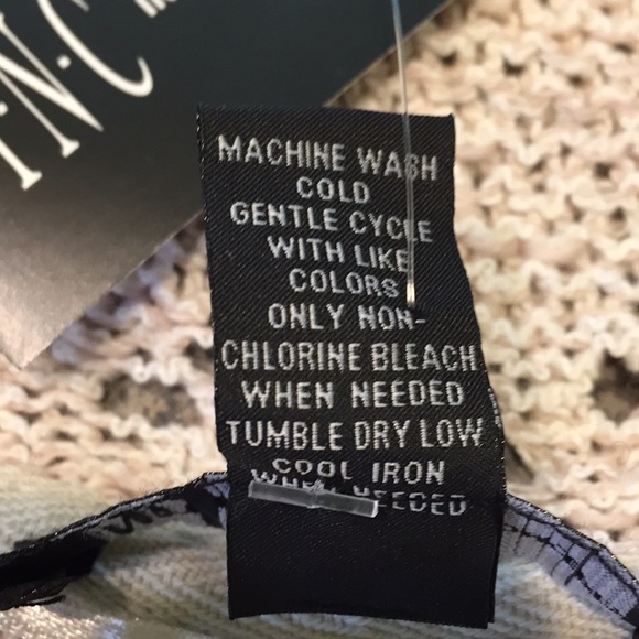 INC International Concepts Cream Cardigan - Picture 4 of 4